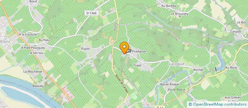 localisation de l'entreprise MONSIEUR PHILIPPE BOUR  LAROQUE