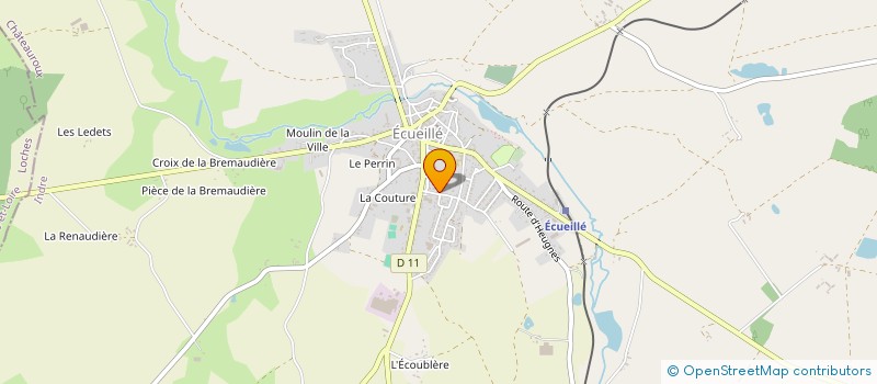 localisation de l'entreprise MONSIEUR PHILIPPE BOURBONNAIS à ECUEILLE