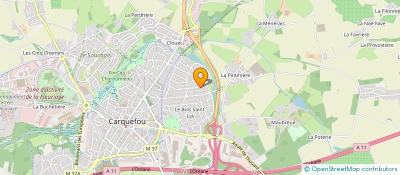 localisation de l'entreprise MONSIEUR PHILIPPE BOURDAUD à CARQUEFOU