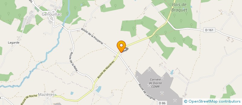 localisation de l'entreprise MONSIEUR PHILIPPE BOURDEAUD'HUI à TERRES-DE-HAUTE-CHARENTE