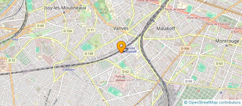 localisation de l'entreprise MONSIEUR PHILIPPE BOURDENET  MALAKOFF