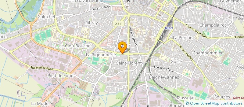 localisation de l'entreprise MONSIEUR PHILIPPE BOURDIN à NIORT