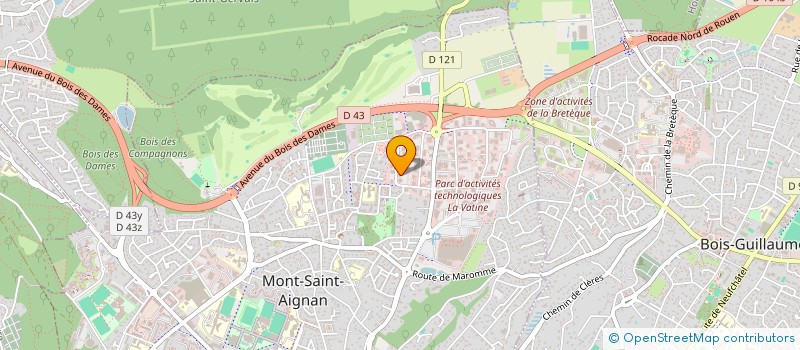 localisation de l'entreprise MONSIEUR PHILIPPE BOURDON  MONT-SAINT-AIGNAN