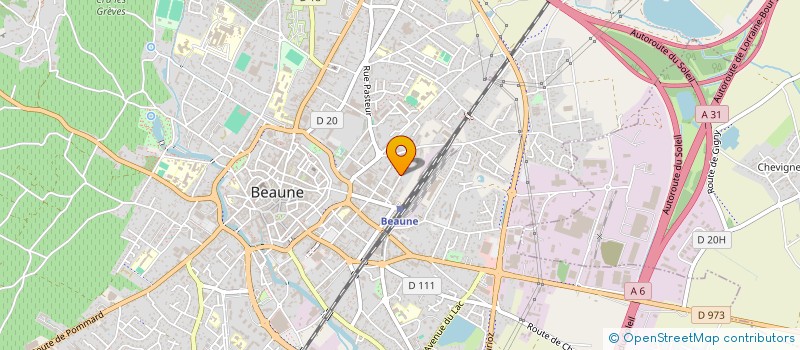 localisation de l'entreprise MONSIEUR PHILIPPE BOURELY à BEAUNE