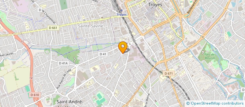 localisation de l'entreprise MONSIEUR PHILIPPE BOURGEOIS  SAINT-ANDRE-LES-VERGERS