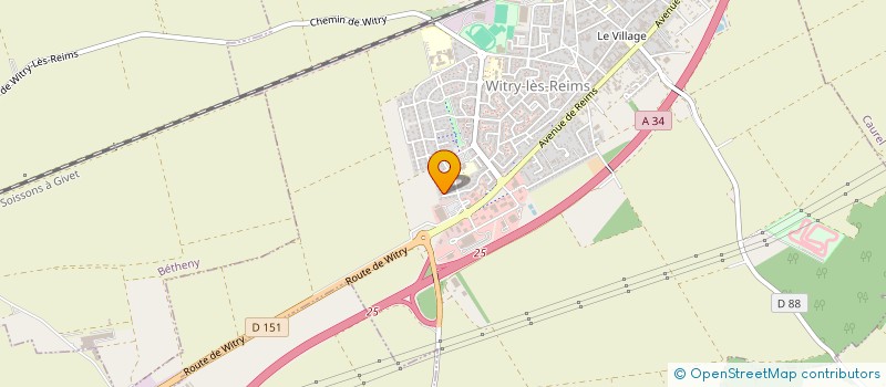 localisation de l'entreprise MONSIEUR PHILIPPE BOURGEOIS à WITRY-LES-REIMS