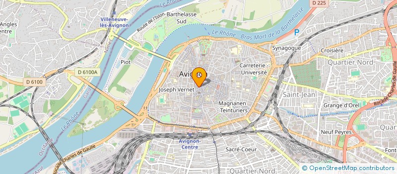 localisation de l'entreprise MONSIEUR PHILIPPE BOURGET  AVIGNON