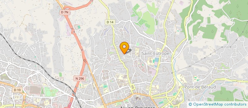 localisation de l'entreprise MONSIEUR PHILIPPE BOURGET  AIX-EN-PROVENCE