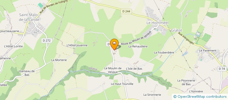 localisation de l'entreprise MONSIEUR PHILIPPE BOURGUET à SAINT-SAUVEUR-VILLAGES