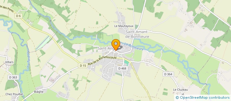 localisation de l'entreprise MONSIEUR PHILIPPE BOURIN à VAL-DE-BONNIEURE