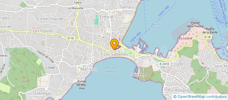 localisation de l'entreprise MONSIEUR PHILIPPE BOURLARD  LA SEYNE-SUR-MER