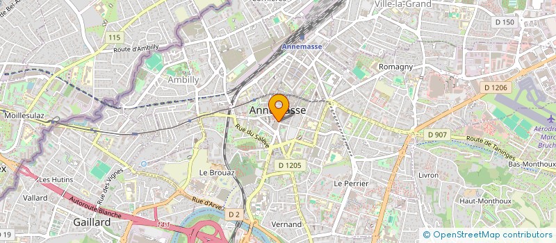 localisation de l'entreprise MONSIEUR PHILIPPE BOURQUIN  ANNEMASSE