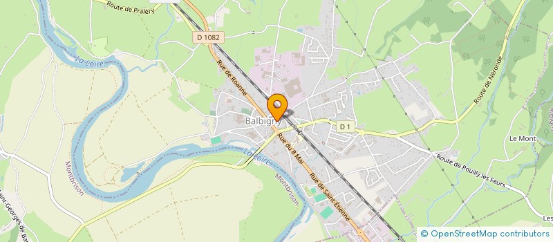 localisation de l'entreprise MONSIEUR PHILIPPE BOURRAT  BALBIGNY