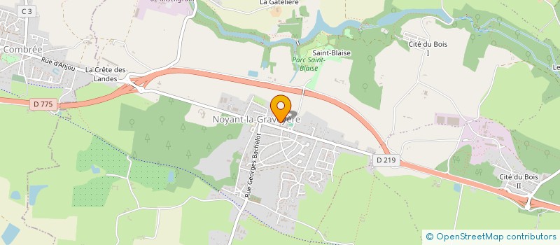 localisation de l'entreprise MONSIEUR PHILIPPE BOURREAU  SEGRE-EN-ANJOU BLEU