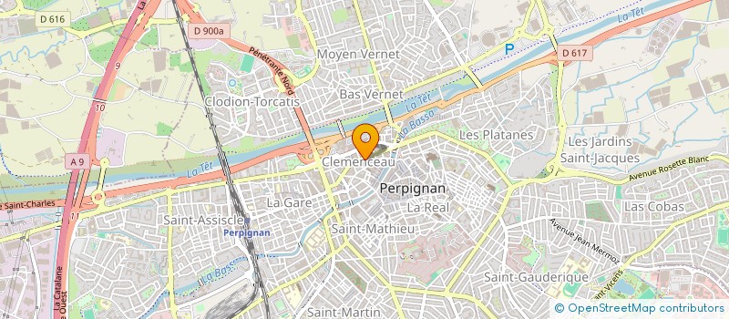 localisation de l'entreprise MONSIEUR PHILIPPE BOURRIER  PERPIGNAN