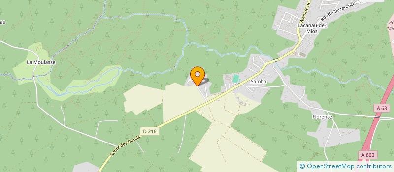 localisation de l'entreprise MONSIEUR PHILIPPE BOURRIEU  MIOS