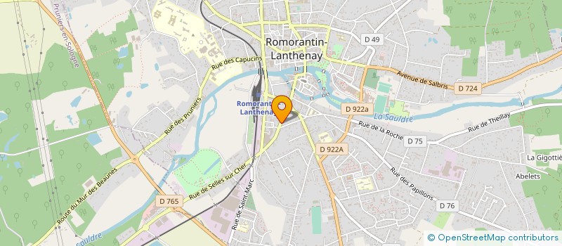 localisation de l'entreprise MONSIEUR PHILIPPE BOURZEIX  ROMORANTIN-LANTHENAY