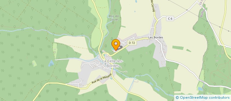 localisation de l'entreprise MONSIEUR PHILIPPE BOUSQUET  LA CELLE-LES-BORDES