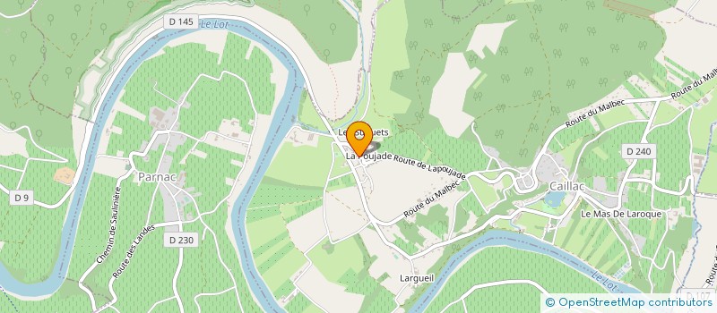localisation de l'entreprise MONSIEUR PHILIPPE BOUSSAC à CAILLAC
