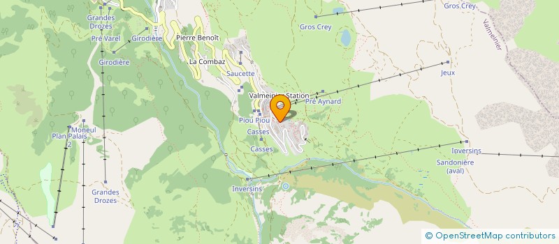 localisation de l'entreprise MONSIEUR PHILIPPE BOUSSEMART  VALMEINIER