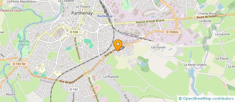 localisation de l'entreprise MONSIEUR PHILIPPE BOUSSION à PARTHENAY