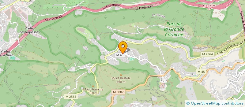 localisation de l'entreprise MONSIEUR PHILIPPE BOUTEILLE  EZE