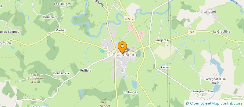 localisation de l'entreprise MONSIEUR PHILIPPE BOUTET à LE GRAND-BOURG