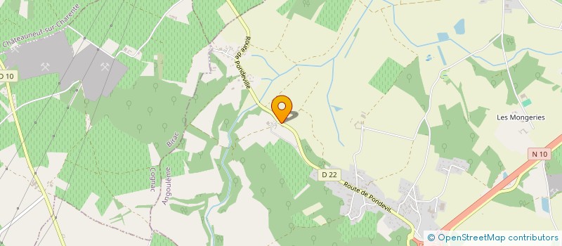 localisation de l'entreprise MONSIEUR PHILIPPE BOUTON  ROULLET-SAINT-ESTEPHE