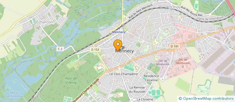 localisation de l'entreprise MONSIEUR PHILIPPE BOUTREL à MENNECY
