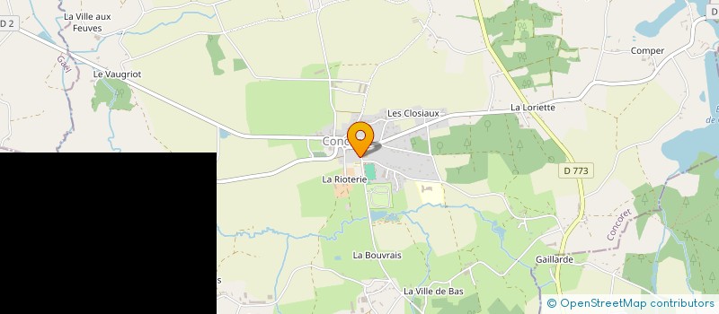 localisation de l'entreprise MONSIEUR PHILIPPE BOUVERET  CONCORET