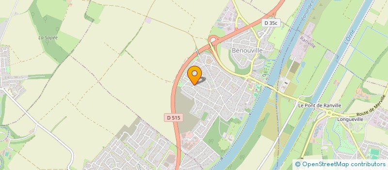 localisation de l'entreprise MONSIEUR PHILIPPE BOUVET  BENOUVILLE