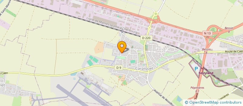 localisation de l'entreprise MONSIEUR PHILIPPE BOUVIER  CARPIQUET