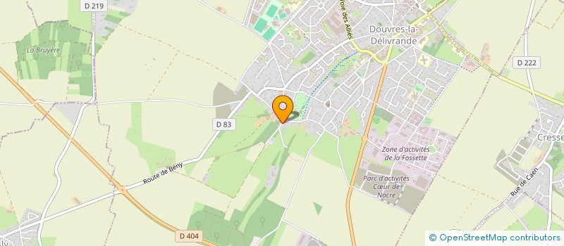 localisation de l'entreprise MONSIEUR PHILIPPE BOUVIER  DOUVRES-LA-DELIVRANDE