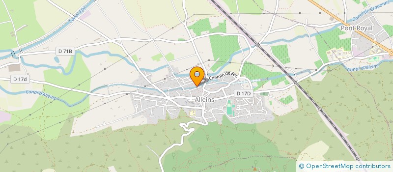 localisation de l'entreprise MONSIEUR PHILIPPE BOUVIER  ALLEINS