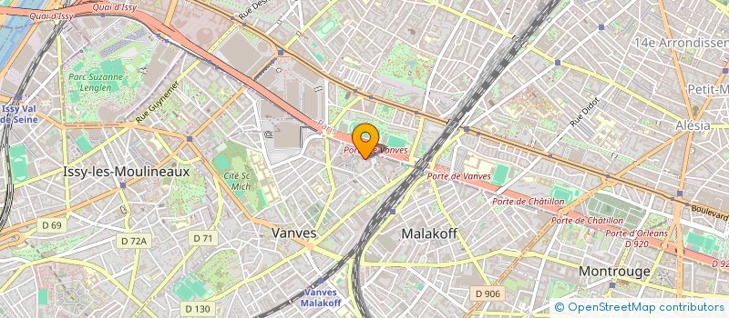 localisation de l'entreprise MONSIEUR PHILIPPE BOUZERAND à VANVES