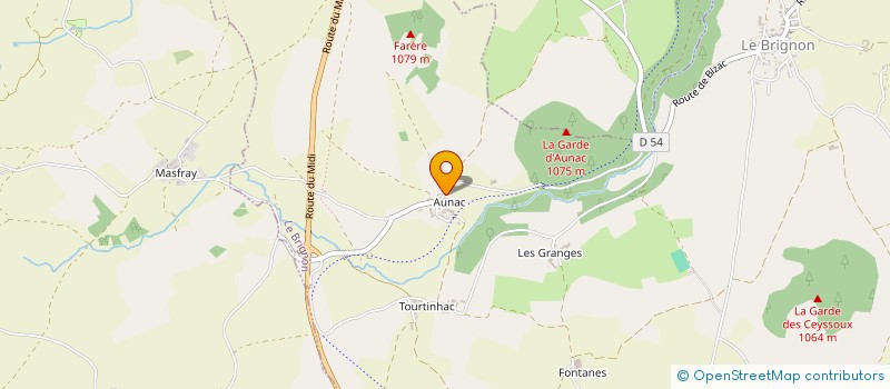 localisation de l'entreprise MONSIEUR PHILIPPE BOYER à LE BRIGNON