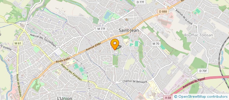 localisation de l'entreprise MONSIEUR PHILIPPE BOYER à SAINT-JEAN