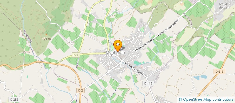 localisation de l'entreprise MONSIEUR PHILIPPE BOYER  MONTBAZIN