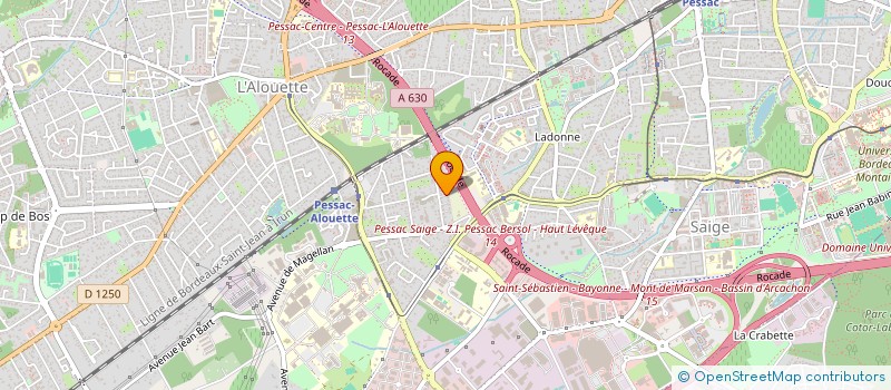 localisation de l'entreprise MONSIEUR PHILIPPE BOZZANI à PESSAC