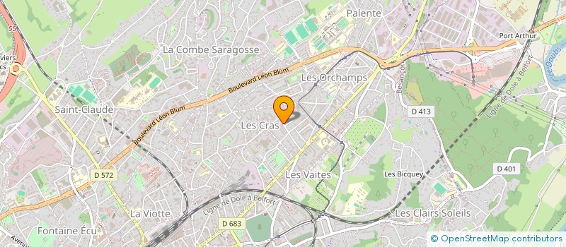 localisation de l'entreprise MONSIEUR PHILIPPE BRACCO  BESANCON