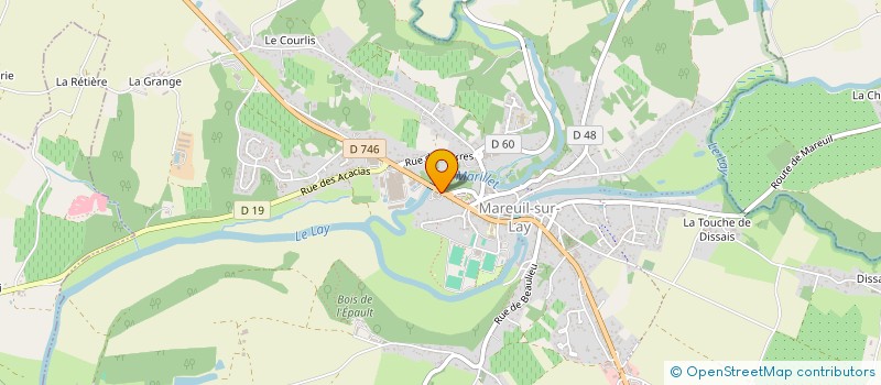 localisation de l'entreprise MONSIEUR PHILIPPE BRACHET à MOUTIERS-SUR-LE-LAY