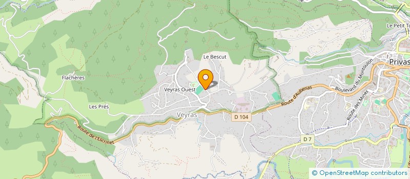 localisation de l'entreprise MONSIEUR PHILIPPE BRAHIC  SAINT-JULIEN-EN-SAINT-ALBAN