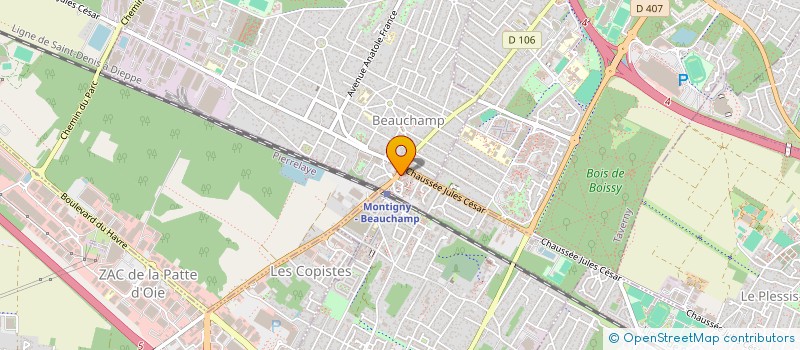 localisation de l'entreprise MONSIEUR PHILIPPE BRAMLI  BEAUCHAMP