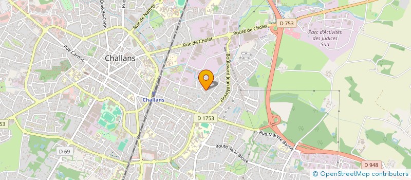 localisation de l'entreprise MONSIEUR PHILIPPE BRANDT à CHALLANS