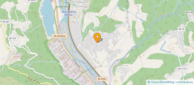 localisation de l'entreprise MONSIEUR PHILIPPE BRAUN  SAINT-MARTIN-DU-VAR