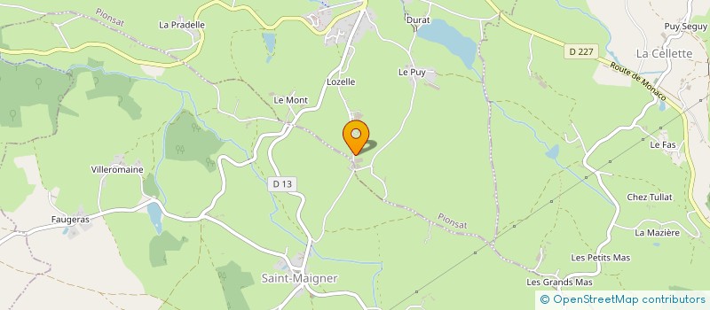 localisation de l'entreprise MONSIEUR PHILIPPE BRAVY  SAINT-MAIGNER