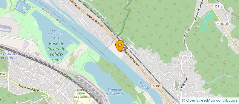 localisation de l'entreprise MONSIEUR PHILIPPE BRAZIL  TRIEL-SUR-SEINE