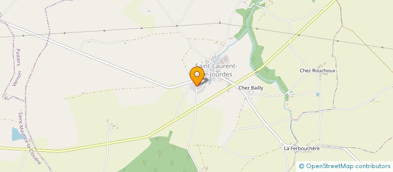 localisation de l'entreprise MONSIEUR PHILIPPE BRECHET  SAINT-LAURENT-DE-JOURDES