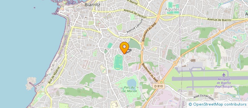 localisation de l'entreprise MONSIEUR PHILIPPE BREDY  BIARRITZ