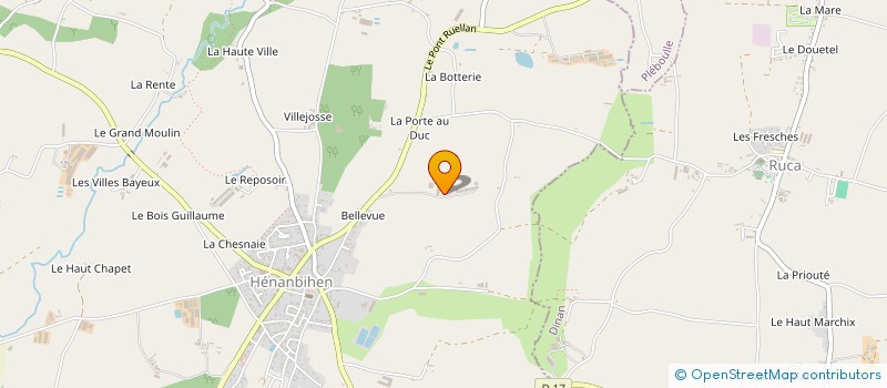 localisation de l'entreprise MONSIEUR PHILIPPE BREHAUT  HENANBIHEN